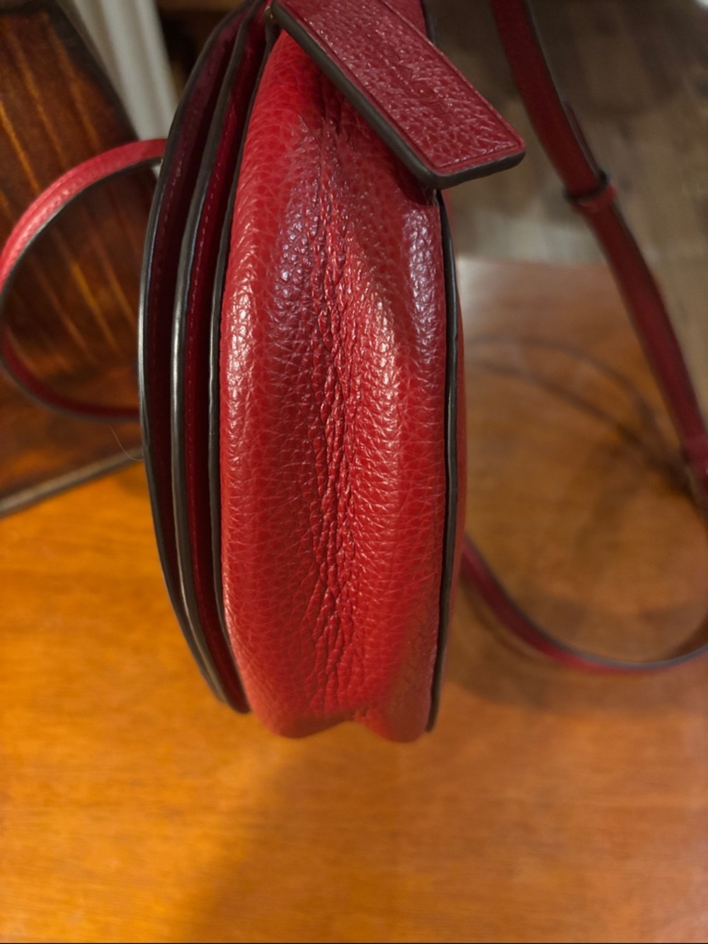 Coach Saddle Bag with Diagonal Stripe C1429 EUC - Picture 5 of 7